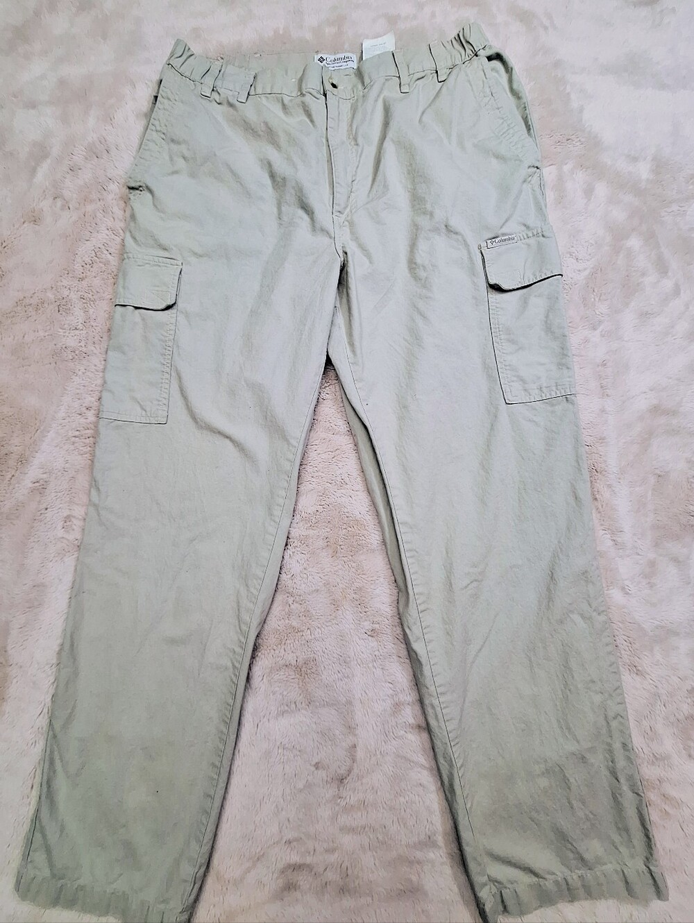 Vintage Columbia Cotton Canvas Hiking Cargo Pants  36X32